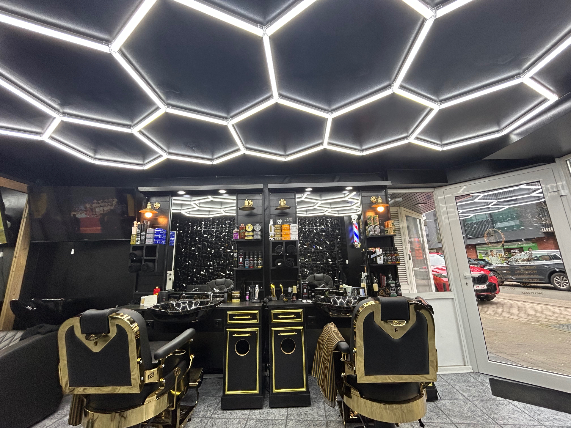 Interieur van de studio